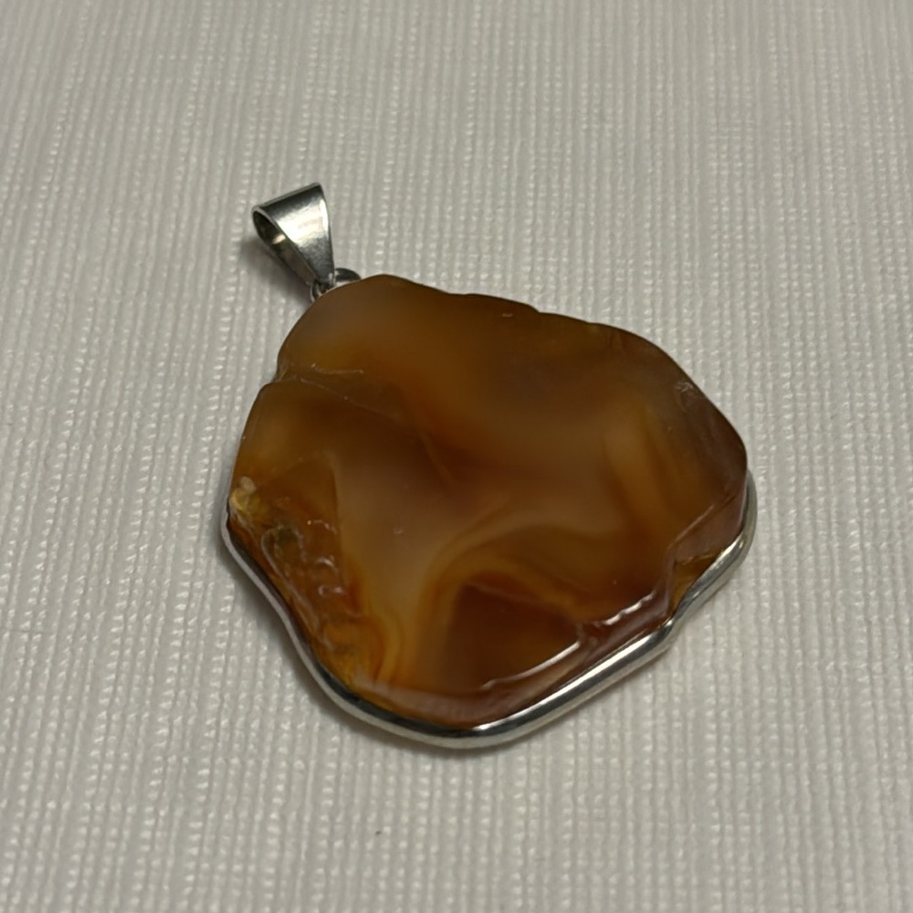 Agate Slice Pendant - image 2